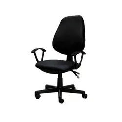 Chaise De Bureau Sécretaria SOTUFAB En Simili Cuir Avec Accoudoirs - Noir