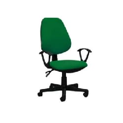 Chaise De Bureau Sécretaria SOTUFAB En Tissu Avec Accoudoirs - Vert