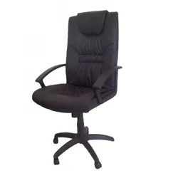 Chaise de Directeur FLY BD noir avec Accoudoirs