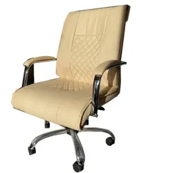CHAISE DE DIRECTION BD MILANO BASE CHROME BEIGE