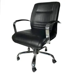 CHAISE DE DIRECTION BD STILL NOIR BASE CHROME