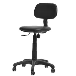 Chaise enfant Jolly avec roulettes - Noir