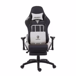Chaise Gaming Dowinx LS6670 - Matériau : Cuir - Accoudoirs réglables excellent confort - Base en nylon/acier - Mécanisme d'in ...