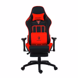 Chaise Gaming Dowinx LS6670 - Matériau : Cuir - Accoudoirs réglables excellent confort - Base en nylon/acier - Mécanisme d'in ...