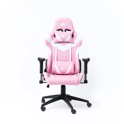 Chaise Gaming Eagle - Blanc & Rose