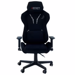 Chaise Gaming Rocket Inclinable - Matériau : tissu Haute Qualité (Rembourrage en tissu, Dos poly propylène ) - Nombre de roue ...