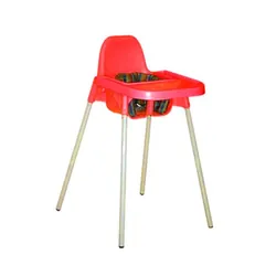 Chaise Haute PRIMA SLIM - Rouge