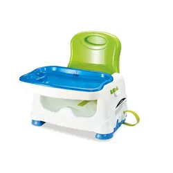 Chaise Haute Réhausseur HAPPICUTEBABY - Bleu,Vert Et Blanc