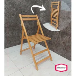 Chaise Pliante Orthodream En Bois Naturelle