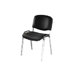 Chaise Secrétaire Opérateur avec Accoudoir Noir