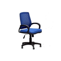 Chaise Secrétaire TIZANO avec Accoudoirs Bleu