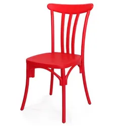 Chaise SOTUFAB Bistrot Paris - Rouge