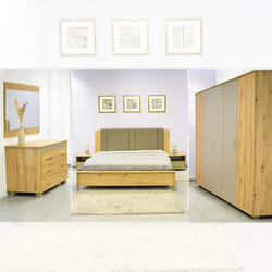 Chambre à Coucher Adulte Enzo 5 Pièces Gris Amazona