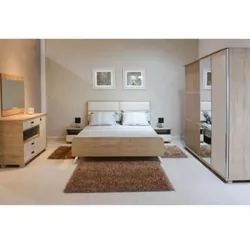 Chambre adulte Denver 190x160cm 2 portes détente beige CHA27DVBG002