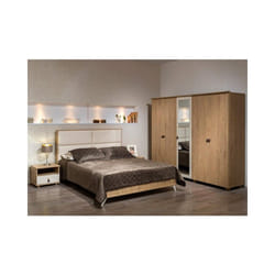 Chambre Adulte DETENTE 190x160cm 5 Portes - Denver / Beige