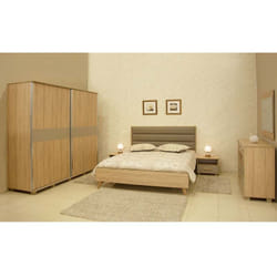 Chambre Adulte GALA 1900x160cm 2 Portes - Gris