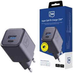 Chargeur 3mk Hyper Charger PD 33W GaN QC4+ PPS AFC FCP SCP 1A1C / Noir