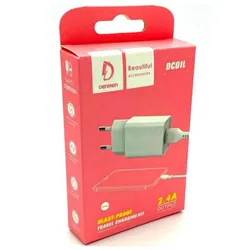 Chargeur Denmen DC01L + Câble USB Vers Lightning Blanc