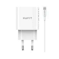 Chargeur Havit ST914 Type C Vers Lightning 20W Blanc
