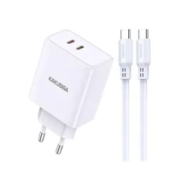 CHARGEUR KAKU KSC-923 DOUBLE SMART CHARGE TYPE-C / 40W / BLANC