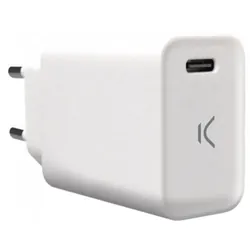 Chargeur Mural KSix USB Type C / Blanc