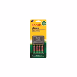 Chargeur Piles Kodak K620 + 4 Piles AA 2100 mAh - Permet de charger de 1 à 4 piles AA - Tension 1.2V