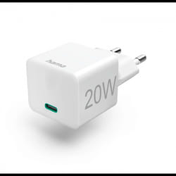 Chargeur Rapide Hama USB-C 20 W / Blanc
