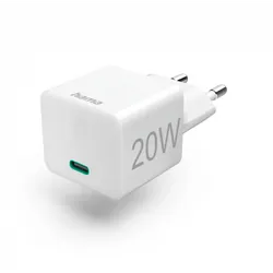 Chargeur Rapide Hama USB-C 20 W / Blanc