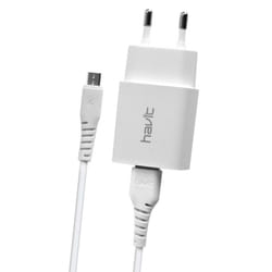 Chargeur Rapide Havit 2.1A Blanc Micro-USB