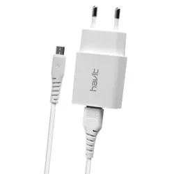 Chargeur Rapide Havit 2.1A Blanc Micro-USB