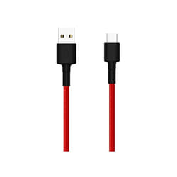 Chargeur Rapide Xiaomi Type-C 1m Rouge Officiel