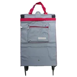 Chariot De Courses Stilo Basic Gris & Rouge