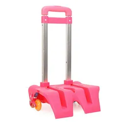 Chariot Scolaire Pour Cartable 3 Roues - Rose