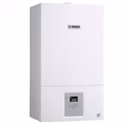 Chaudière à Gaz Bosch Mixte Avec Ventouse 24KW - Blanc