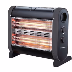 Chauffage Électrique BIOLUX - Fonctionne sur 2 niveaux de puissance différents: 800Watts/1600Watts - Thermostat réglable - 4  ...