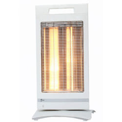 Chauffage Electrique HGE Quartz 1200W Avec Commande Blanc