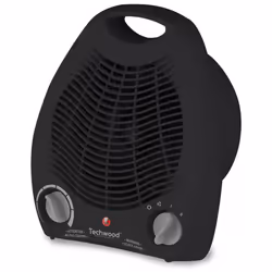Chauffage Soufflant TECHWOOD - Puissance: 1700-2000Watts - Sélecteur 4 positions: 0 / Ventilateur / 1000W / 2000W - Thermosta ...