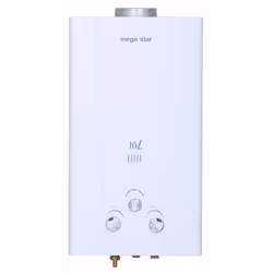 Volume: 10 L- Type de gaz: Gaz GPL- Pression d’eau appropriée: 28MPa- Entrée évaluée de la chaleur: 20 KW- Mode d’allumage: A ...