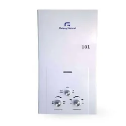 Chauffe Bain GALAXY NATUREL 10 Litres Gaz Bouteille - Blanc