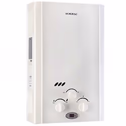Chauffe Bain OCEAN 6 Litres Gaz Naturel (OC6-M02-GN) - Débit maximum d’eau chaude: 6Litres/min (Hausse température 25°C) - D ...