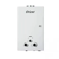 Chauffe Bain ORIENT 6 Litres Gaz Bouteille - Blanc