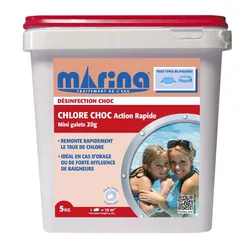 Chlore Choc Action Rapide Pastille 20G - 5 KG