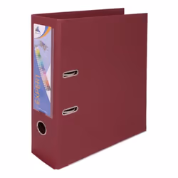 - Classeur à levier OfficePlast Expert A4 à 2 anneaux - Largeur de dos: 80 mm - Couleur Bordeaux