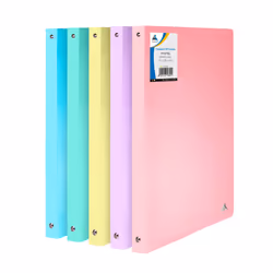 Classeur Souple OfficePlast D20 - Formats Papier à Archiver: A4 - Largeur de Dos: 20 mm - 4 anneaux - Matériau: Polypropylène ...