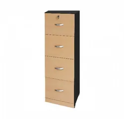 Classificateur Fichier Avec 4 Tiroirs - Marron