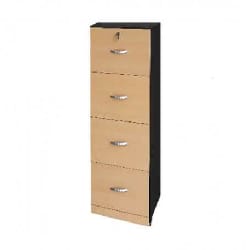Classificateur fichiers A 4 TIROIRS 50 X 50 X 160 PVC (EB0178)