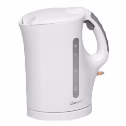 Clatronic WK3445, 1,7 L, 2200 W, Blanc, Indicateur de niveau d'eau, Arrêt de sécurité en cas de surchauffe, Sans fil
