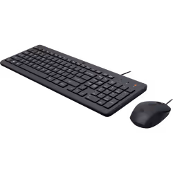 Ensemble Clavier Azerty + Souris filaires HP 150 - Technologie de Connectivité: Filaire - Interface USB - Résolution 1600 DPI ...