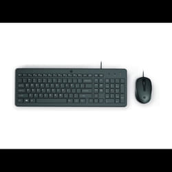 Clavier Azerty Français + Souris Filaire HP 150 - Noir