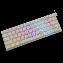 Clavier de jeu White Shark Blanc - Interrupteurs Bleus WAKIZASHIGK-002221